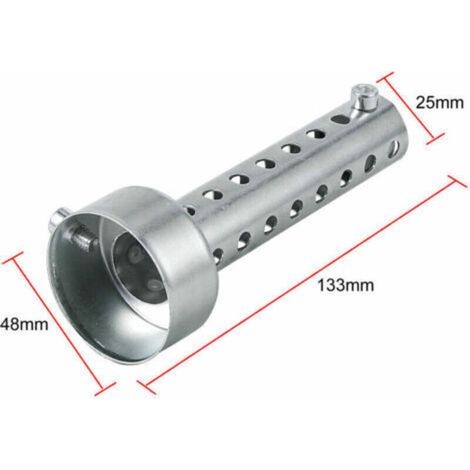 2 Pièces Insert chicane DB killer universel échappement silencieux Moto 48mm (1/4)