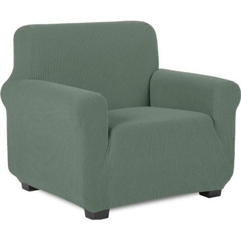 Housse de Canapé 1 Place,1 Pièce Jacquard Housse de Canapé Extensible Protege Sofa Canapé Revêtement de Canapé(1 Place,Cyan) (1/4)