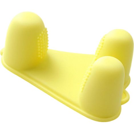 Protège-doigts en silicone antidérapant, accessoire de cuisine robuste et résistant à la chaleur, texture raffinée, 10 x 6 x 4 cm, idéal pour la cuisine, les grillades et les apéritifs en extérieur.