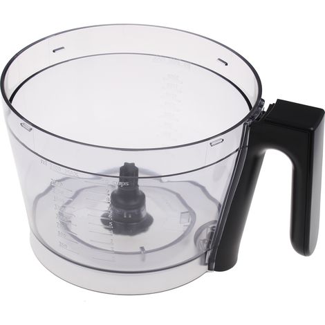 Philips – Bol de mélange 3L en verre – Résistant aux chocs – Compatible lave-vaisselle – 300005783261