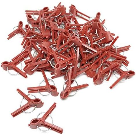 100 Pièces Mini Greffe en Plastique Pince Greffage Tomates Clip pour Légumes Vigne - (1/2)
