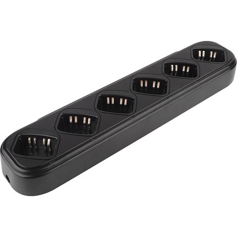 Chargeur secteur à 6 voies pour talkie-walkie Motorola GP320 GP328/338 GP340 GP360 (prise UE)