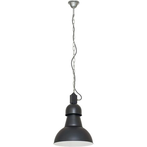 Suspension Nowodvorski High-Bay noire Ø35 E27 acier 5067 (1/4)