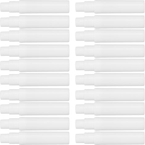 20 flacons vaporisateurs rechargeables 5ml en ABS blanc pour parfums, huiles essentielles et cosmétiques liquides (1/5)