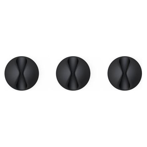 Bluelounge CableDrop 6er Pack, schwarz (1/3)