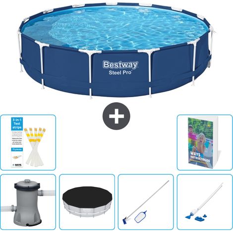 Bestway Steel Pro Rund - 396x84 cm - 7-teilig S257