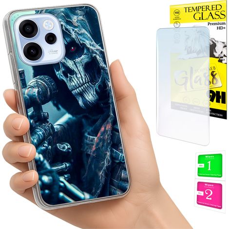 Schutzhülle für Oppo Reno 15F / 15F FS: Fotoschutzhülle, Rückseite + 9H-Glas (1/5)