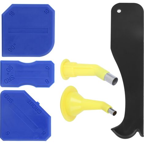 Set mit 6 Werkzeugen für Kitt, Spachtel, Schaber und Silikon-Dichtungsmittelentferner (1/5)
