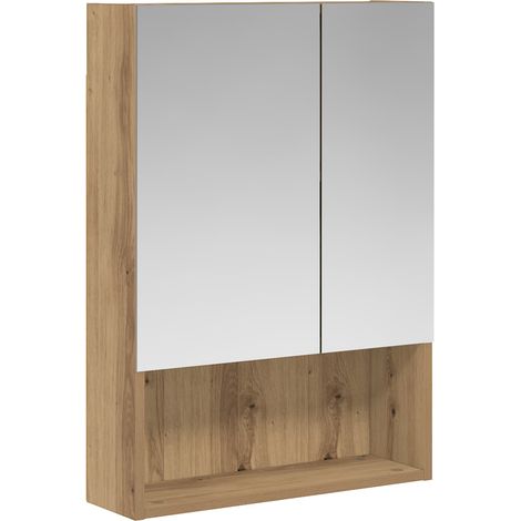 Bathroom Mirror Cabinet Artisian Oak 50 x 14.5 x 70 cm vidaXL