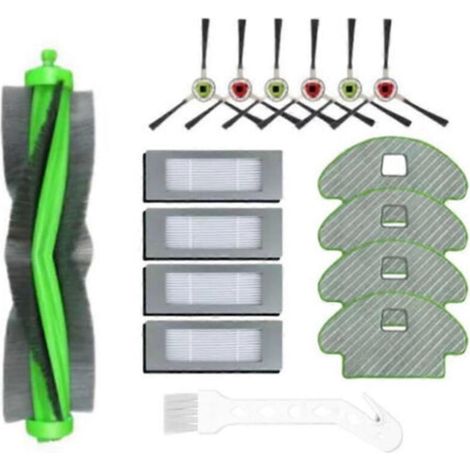 Repuestos para la aspiradora robot iRobot Roomba Combo 110 113 R113840 R: cepillo lateral principal, filtro HEPA y almohadilla de limpieza. (1/5)