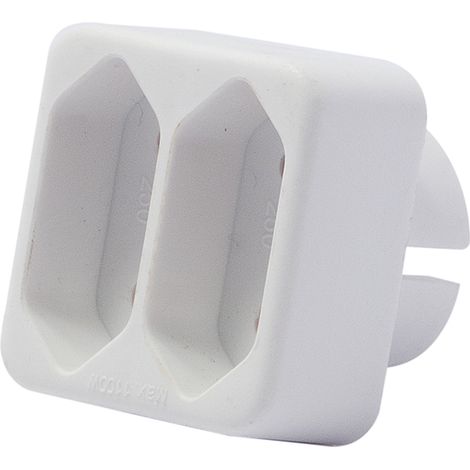 Domino standard 2x2,5 A - Blanc - Chacon