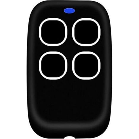 Telecommande Universelle Portail de 250 à 915 MHz, 4 en 1 Télécommande Portail Rolling Code Universel Multifréquence Radiocommande Portail Programmable avec Liste Compatibilité pour Garage
