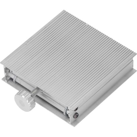 Plateforme élévatrice de laboratoire 90 x 90 mm, réglable en hauteur, outil de mesure, plateforme élévatrice manuelle argentée (1/5)