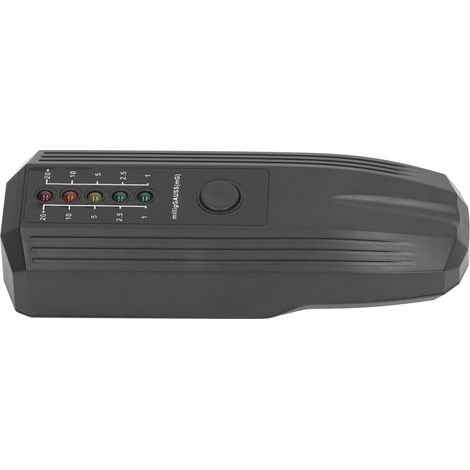 Elektromotorische Kraft (EMF) Messgerät mit farbiger LED-Anzeige, elektromagnetischer Strahlungsdetektor, 50/60 Hz, Schwarz (1/5)