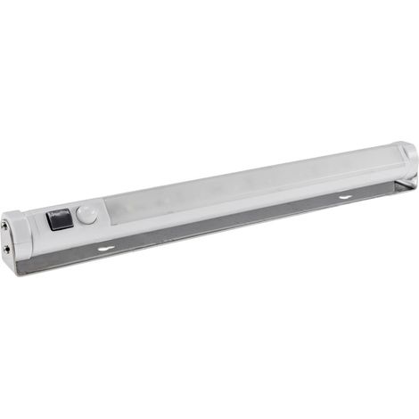 LED Unterbauleuchte mit Bewegungsmelder Batteriebetrieb warmweiß Küche Schrank Licht (1/5)
