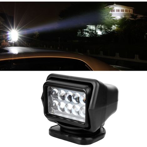 Projecteur LED télécommandé, étanche, boîtier en aluminium moulé sous pression, lampe de travail universelle (1/5)