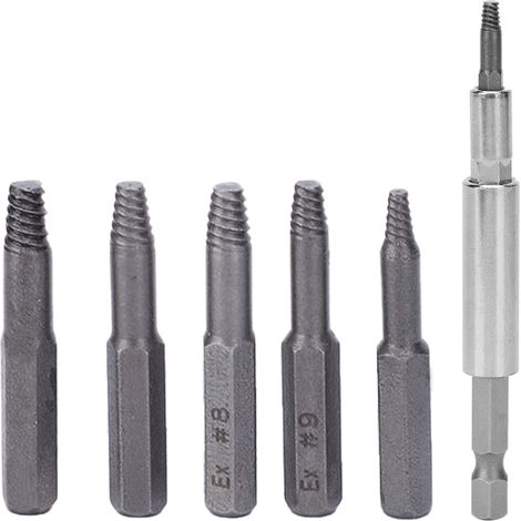 Kit d'extracteurs de vis cassées 22 pièces - Outils de réparation pour boulons endommagés (1/5)