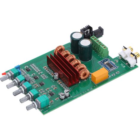 Carte d'amplificateur de puissance numérique Bluetooth 5.0, module audio pour subwoofer DP1 TPA3116D2 300 W (1/5)
