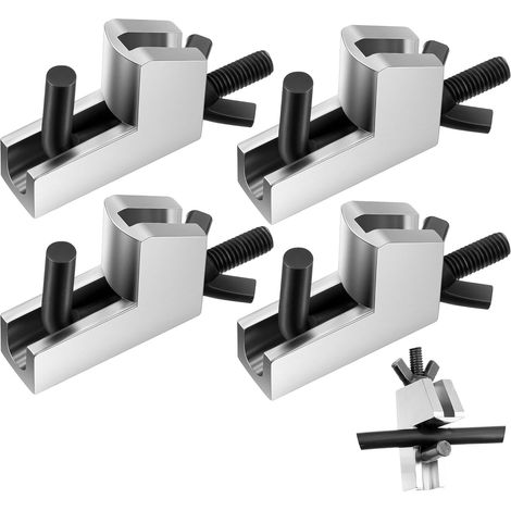 4Pack Pinces de ligne de frein, Pinces de pince de tuyau en métal, Pince de ligne de carburant adaptée aux tuyaux flexibles, Lignes de carburant et de gaz, Pince de tuyau jusqu'à 1 pouce de diamètre (1/5)