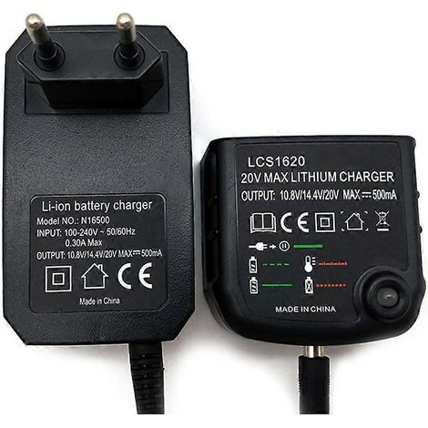 Chargeur de batterie domestique Adaptateur secteur LBXR20 pour 12V 14,4V 18V-UE- (1/5)