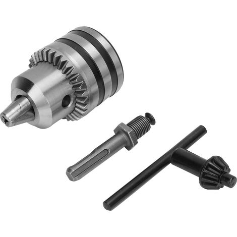 Kit adaptateur de mandrin de perçage 3,0-16 mm 1/2-20UNF, mandrin de perçage à clé avec adaptateur à tige ronde (1/5)