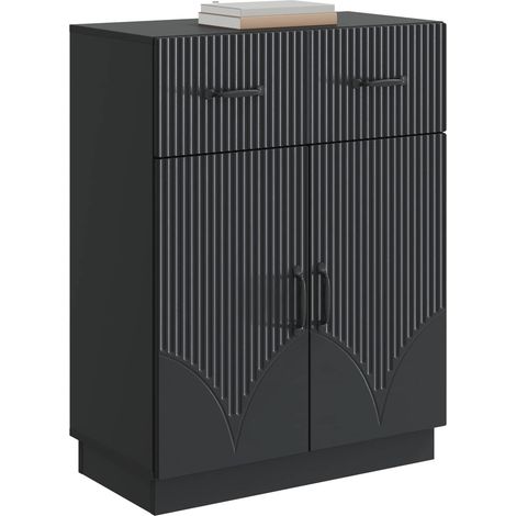 Maison Exclusive - Credenza Nero 66 x 34,5 x 87 cm Legno ingegnerizzato