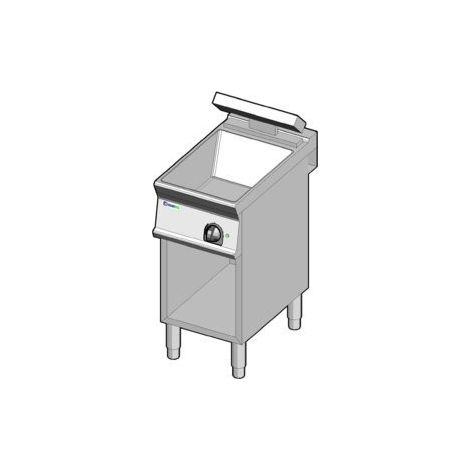 Réserve à frites électrique sur placard ouvert - gamme 700 - module 400