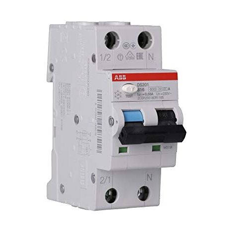 Interruptor combinado B16 1 pole + n 6 ka