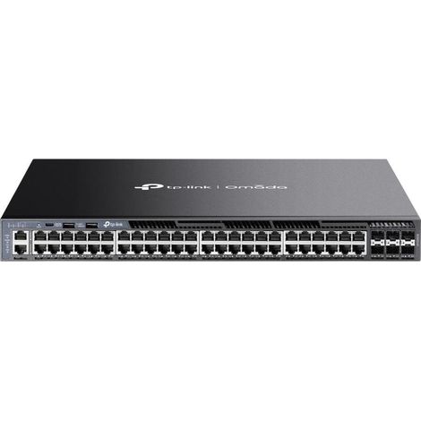 TP-Link Omada SG6654X commutateur réseau Géré L3 Gigabit Ethernet (10/100/1000) 1U Noir