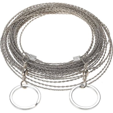 scie A Fil Exterieure De 10 Metres De Long, Cable De Survie Pour Scie A Fil, Fil De Scie A Chaine (1/5)