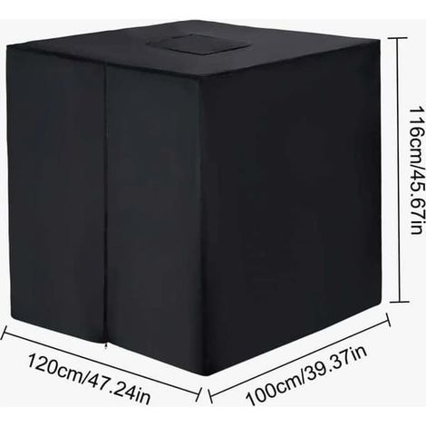 Housse pour réservoir IBC, une housse étanche pour réservoirs d'eau de 1000 litres, adaptée aux réservoirs IBC/réservoirs d'eau de pluie de dimensions 120x100x116 cm. (1/3)