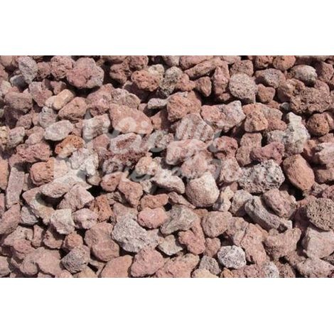 LAPILLO ROSSO VULCANICO GRANULO 10/18mm SACCO da LT33 X RIDURRE L'APPORTO IDRICO