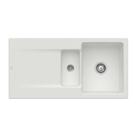 Fregadero 1 1/2 senos VILLEROY ET BOCH Siluet 60 R Steam CeramicPlus