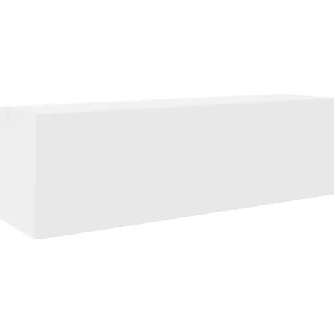 Armario de baño mural multifuncional y práctico 100 x 25 x 30 cm madera de ingeniería blanca 020051285 (1/5)