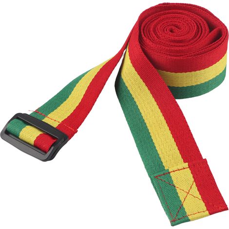 Sangle d'épaule portable pour djembé africain tricolore - Idéale pour performances scéniques