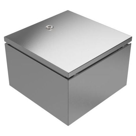 Coffret mural RS PRO en Acier inoxydable 304 Acier, IP66, IP69 ( Prix pour 1 )