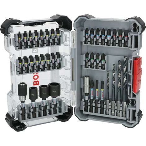 Bosch - Set di bit, punte per metallo e chiavi a bussola da 40 pezzi 2608521U86 (1/2)