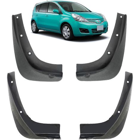 Bavettes garde-boue, pare-éclaboussures, roues, pneus, ailes pour Nissan Note 2004-2011, avant et arrière (1/4)