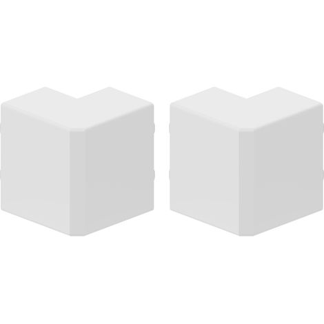 GGK - Lot de 2 angles extérieurs blancs pour moulure électrique 15 x 30 (1/5)