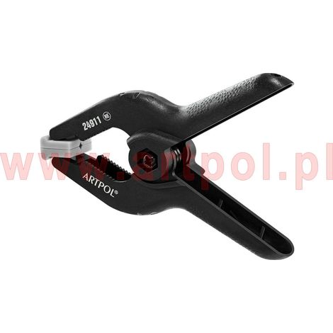 Morsetto a molla Artpol 75 mm  Elevata forza di serraggio per piccoli progetti  Design compatto e resistente  Ideale per lavori di bricolage e carpenteria di precisione.