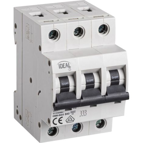 Disjoncteur idéal KMB6 3P B40 - Disjoncteur idéal KMB6 3P B40 - Disjoncteur idéal KMB6 3P B40 (1/2)
