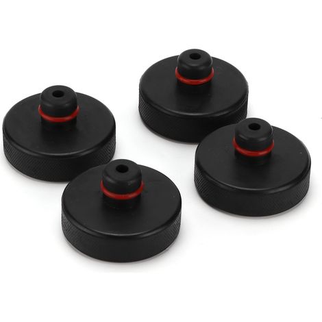 4 supports de cric en caoutchouc pour entretien et modification, remplacement compatible Tesla Model 3/S/X, lot de 4 (1/5)