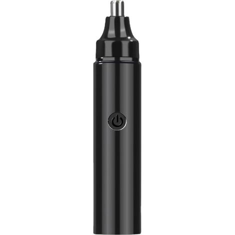 Tondeuse à poils de nez électrique - Tondeuse nez - Tondeuse nez rechargeable - Tondeuse à poils d'oreilles - Tondeuse visage - Unisexe - Noir - Plastique ABS noir (1/5)