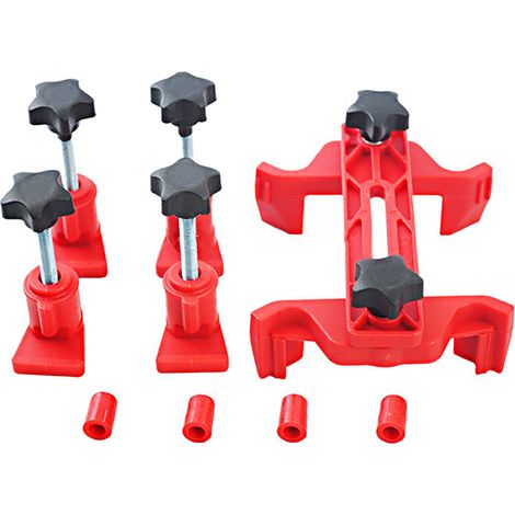 Kit de calage de distribution principal en 9 pièces pour moteur automobile : outil de démontage et de blocage de la courroie de distribution pour éviter d'endommager le moteur. (1/5)