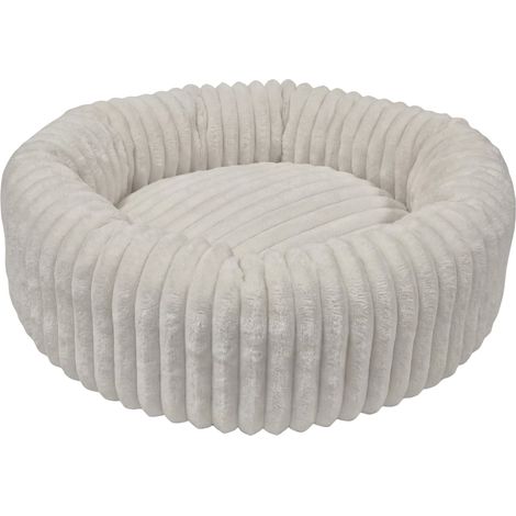 MOKA - Panier chien/chat gros velours côtelé - XL - Beige