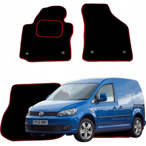 Alfombrillas de terciopelo para Volkswagen Caddy 2004-2015, limpiaparabrisas para coche R (1/5)