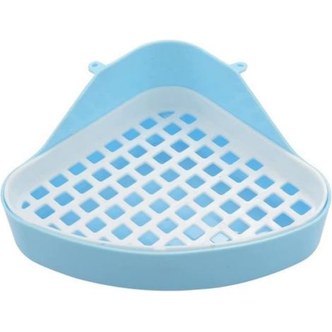 1 Bac à litière, Panneaux d'isolation, Déflecteur latéral, Plastique, Pour lapins et petits rongeurs (1/4)