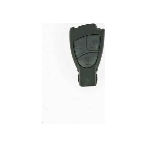 Coque Cle compatible avec MER301 MERCEDES 3 BOUTONS LAME FRAISEE RETRACTABLE 6MM (1/2)