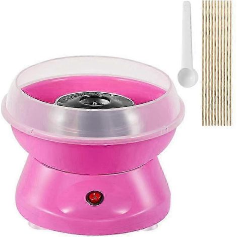 Machine à barbe à papa pour enfants, mini machine électrique avec plaque anti-éclaboussures, idéale pour les fêtes d'enfants à la maison, prise européenne. (1/4)