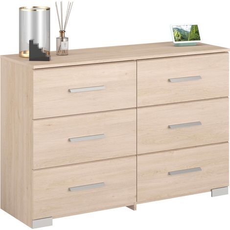 Commode de chambre Baltic en chêne japonais 121x81 cm (1/5)